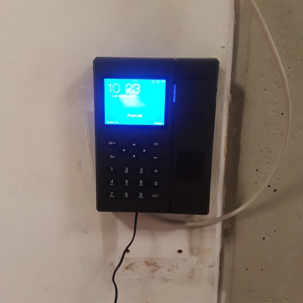 Time and Attendance System, Badge and PIN, C2CPro Rfid Wi-fi PoE Linux